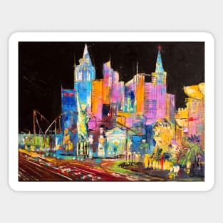 Las Vegas Cityscape Sticker